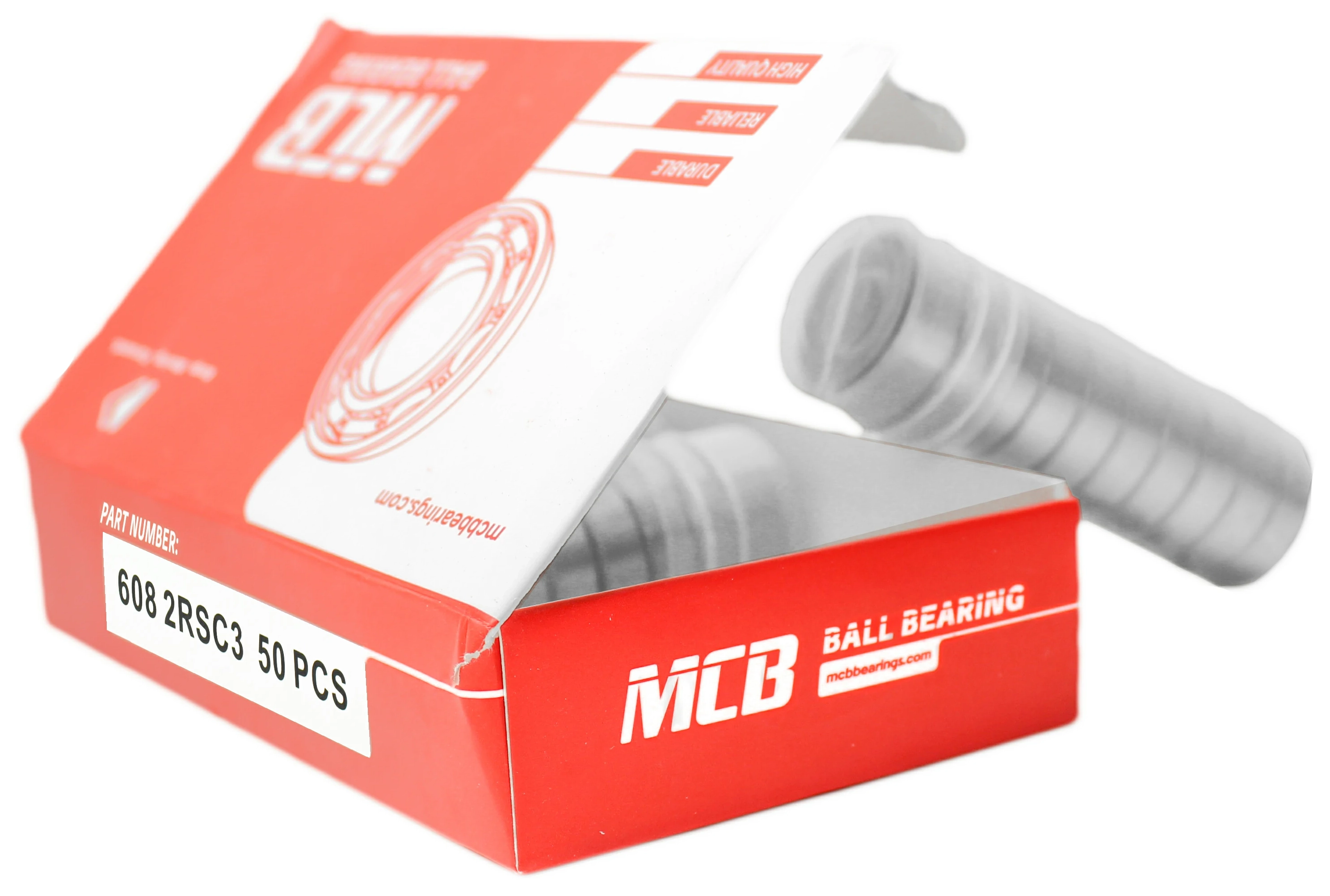Miniature Ball Bearings MCB - 608-2RS-C3