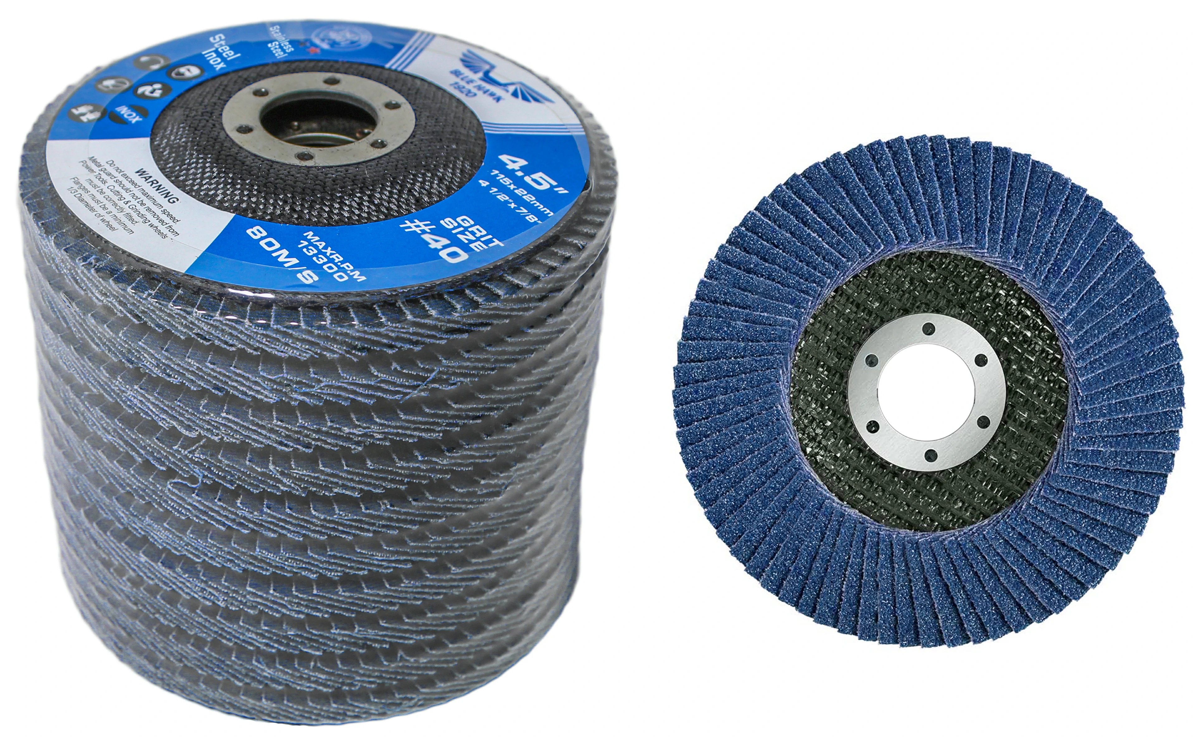 Super Flap Disc S.S BLUE 115*40 Mm