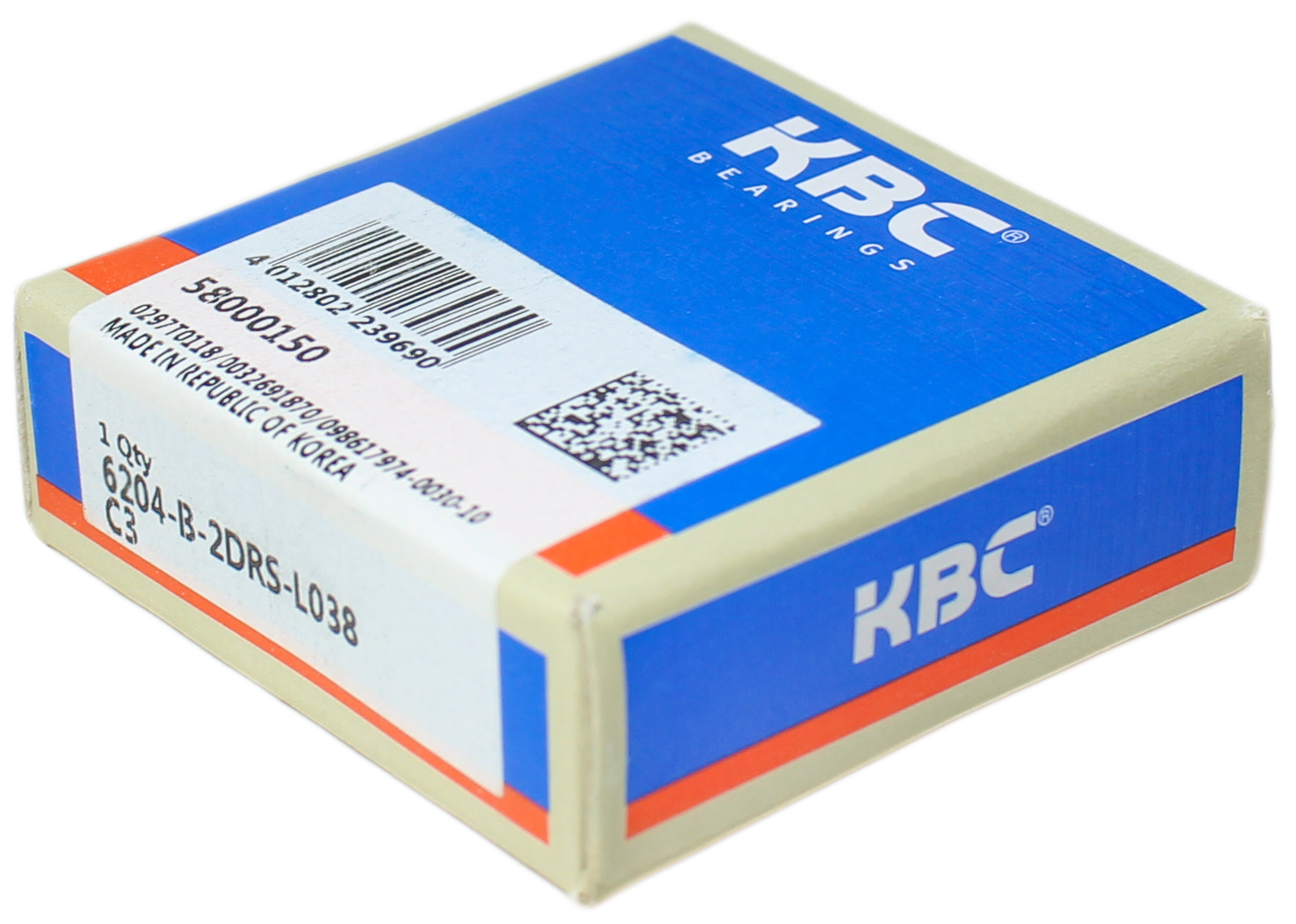 Bearings KBC - 6204-DD-C3