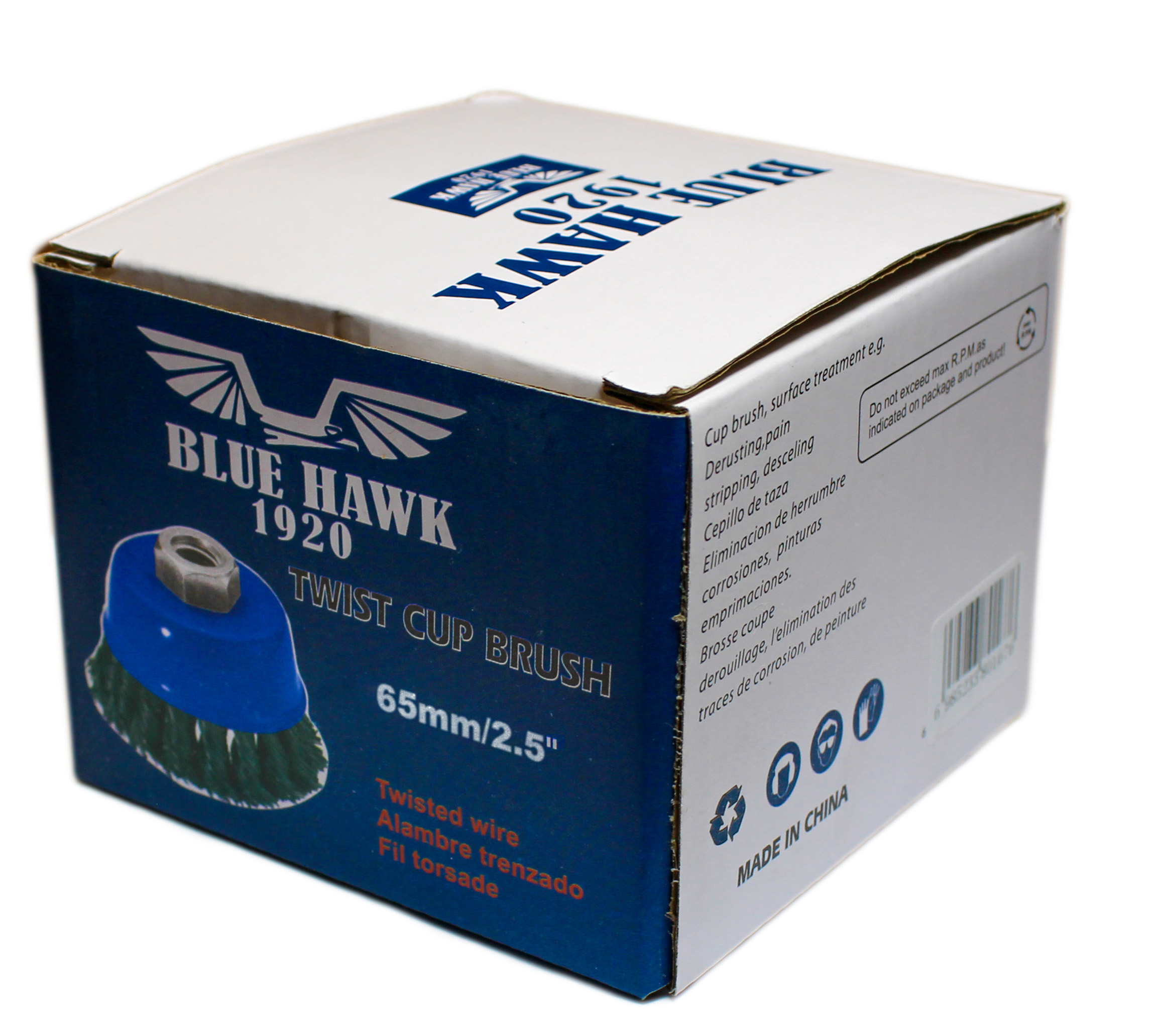 Twisted Cup Brushes Blue Hawk 2.5”*10 Mm pic1