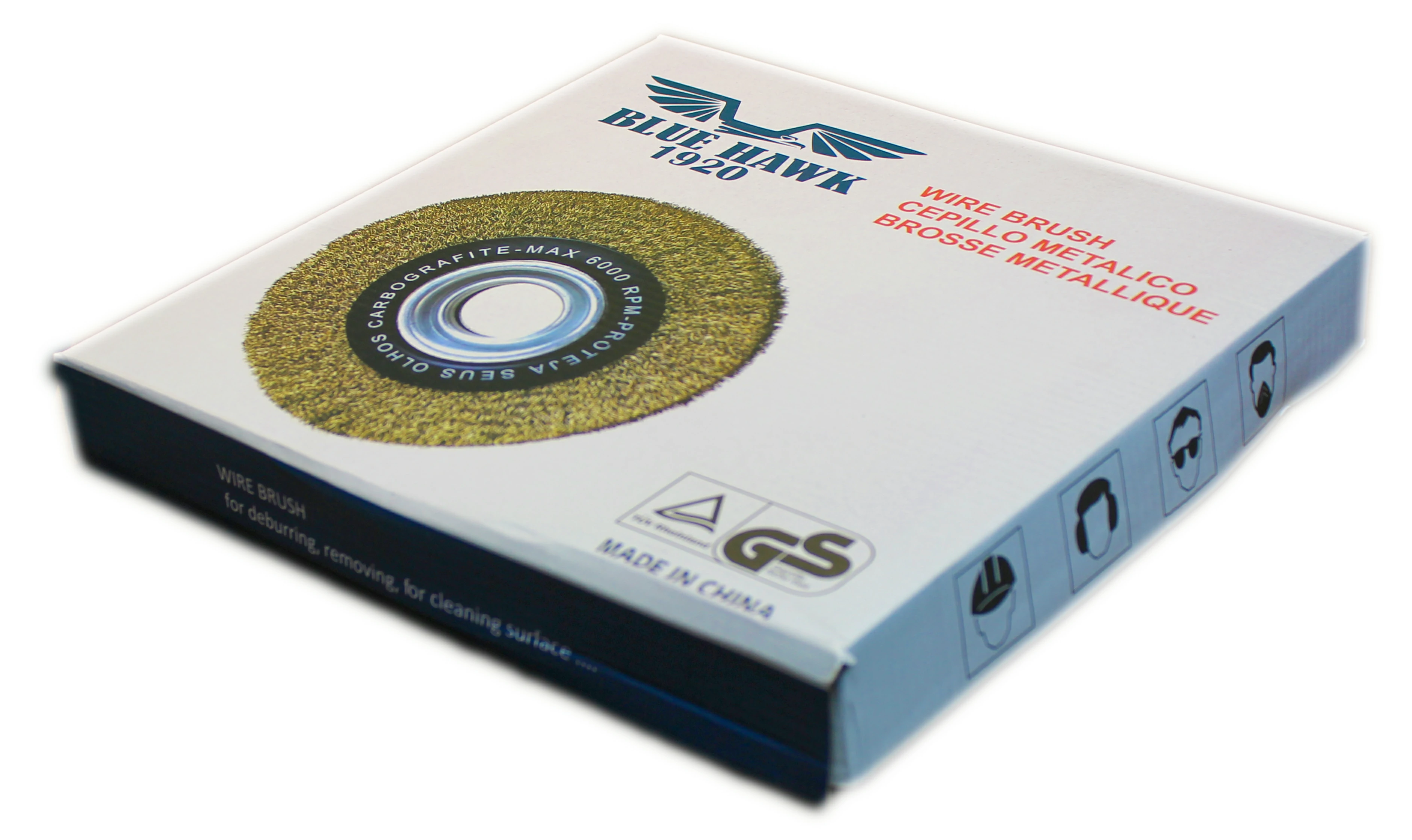 Wire Round Brush Black 5" pic3